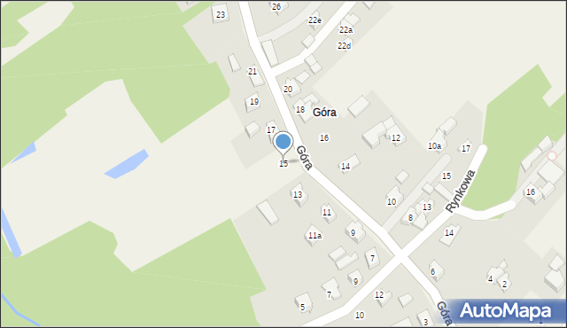 Dankowice, Góra, 15, mapa Dankowice