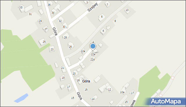 Dankowice, Góra, 22c, mapa Dankowice