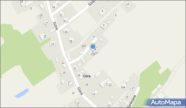Dankowice, Góra, 22d, mapa Dankowice