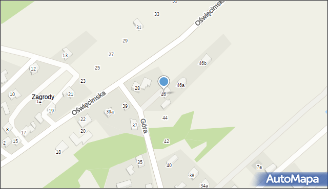 Dankowice, Góra, 46, mapa Dankowice