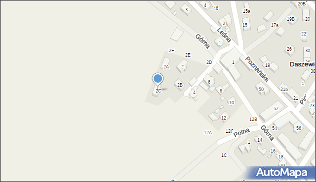 Daszewice, Górna, 2C, mapa Daszewice