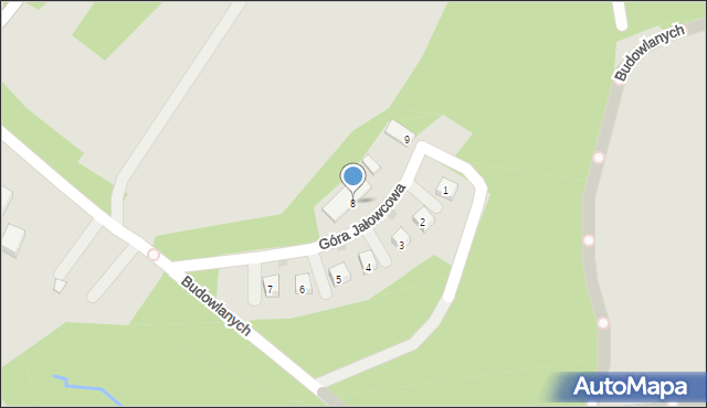 Dobczyce, Góra Jałowcowa, 8, mapa Dobczyce