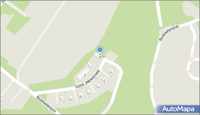 Dobczyce, Góra Jałowcowa, 9, mapa Dobczyce