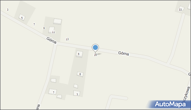 Dobromierz, Górna, 10, mapa Dobromierz