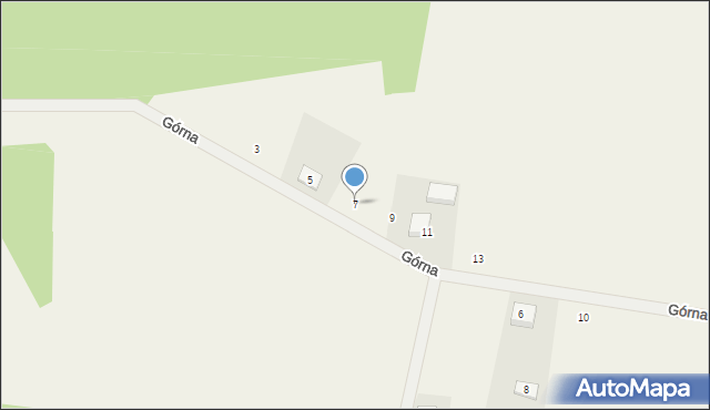 Dobromierz, Górna, 7, mapa Dobromierz