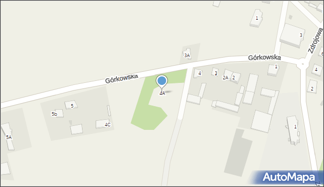 Dobrzyjałowo, Górkowska, 4A, mapa Dobrzyjałowo
