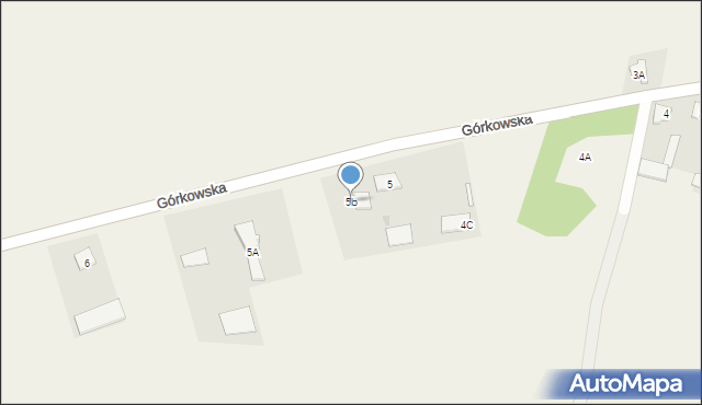 Dobrzyjałowo, Górkowska, 5b, mapa Dobrzyjałowo