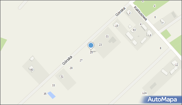 Dobrzyniec, Górska, 25, mapa Dobrzyniec