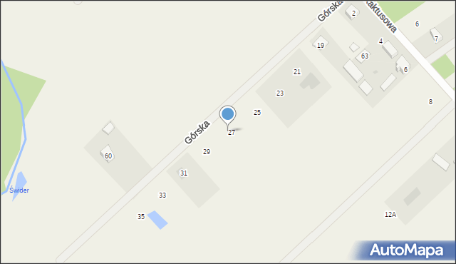 Dobrzyniec, Górska, 28, mapa Dobrzyniec