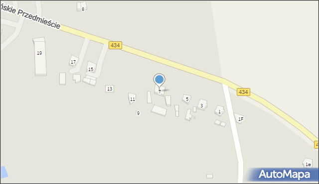 Dolsk, Gostyńskie Przedmieście, 7, mapa Dolsk
