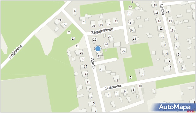 Domaniewice, Górna, 4, mapa Domaniewice