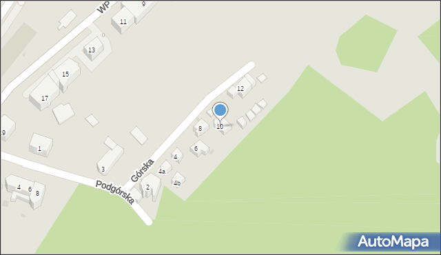 Duszniki-Zdrój, Górska, 10, mapa Duszniki-Zdrój
