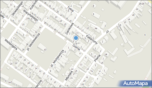 Działdowo, Górna, 3, mapa Działdowo