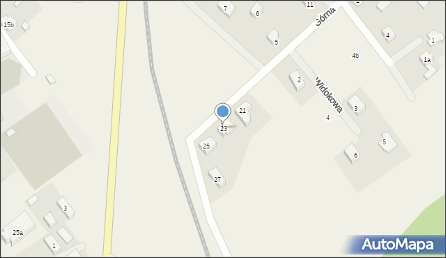 Dziemiany, Górna, 23, mapa Dziemiany