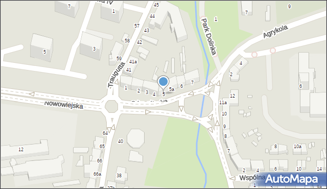 Elbląg, Górnośląska, 5, mapa Elbląga