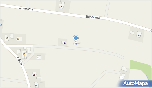 Frydrychowice, Górna, 48, mapa Frydrychowice