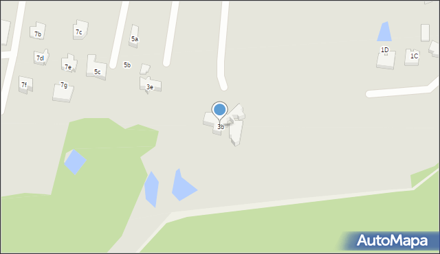 Gdańsk, Goplańska, 3b, mapa Gdańska