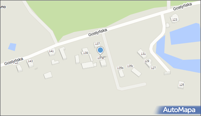 Gdańsk, Gostyńska, 137a, mapa Gdańska