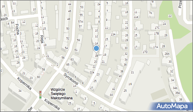 Gdynia, Górna, 18, mapa Gdyni