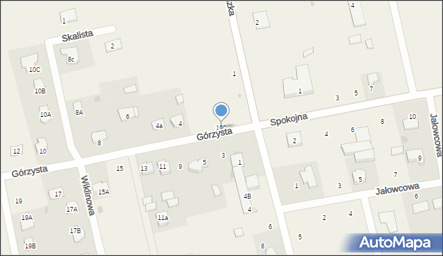 Giełczyn, Górzysta, 190, mapa Giełczyn