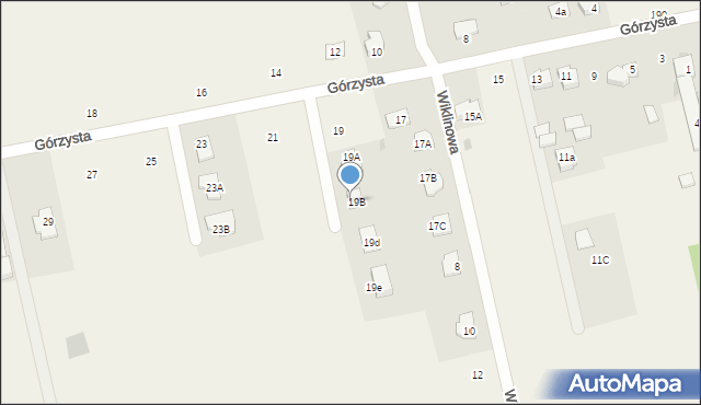 Giełczyn, Górzysta, 19C, mapa Giełczyn