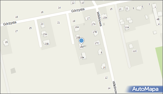 Giełczyn, Górzysta, 19d, mapa Giełczyn