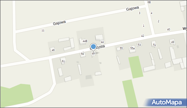 Giełczyn, Górzysta, 57, mapa Giełczyn