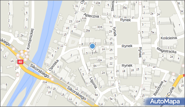 Głuchołazy, Góra św. Anny, 3, mapa Głuchołazy