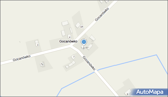 Gocanówko, Gocanówko, 6, mapa Gocanówko