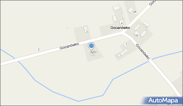 Gocanówko, Gocanówko, 7b, mapa Gocanówko