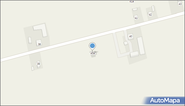 Gocanowo, Gocanowo, 40a, mapa Gocanowo