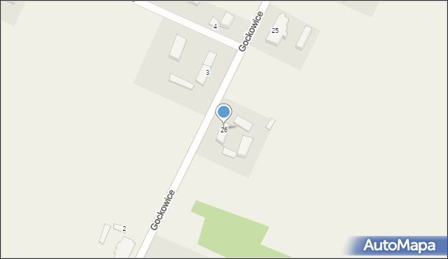 Gockowice, Gockowice, 26, mapa Gockowice