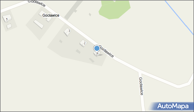 Gocławice, Gocławice, 1/1, mapa Gocławice
