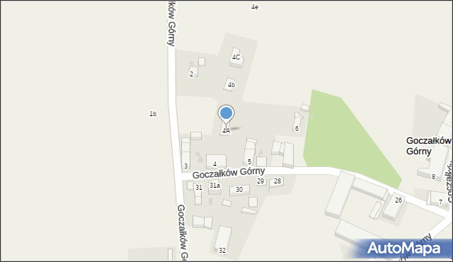 Goczałków Górny, Goczałków Górny, 4A, mapa Goczałków Górny