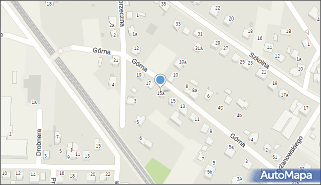 Goczałkowice-Zdrój, Górna, 17a, mapa Goczałkowice-Zdrój