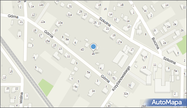 Goczałkowice-Zdrój, Górna, 4b, mapa Goczałkowice-Zdrój