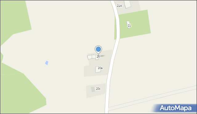 Goczałkowo, Goczałkowo, 20, mapa Goczałkowo