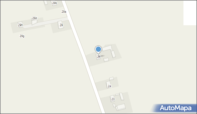 Goczałkowo, Goczałkowo, 25, mapa Goczałkowo