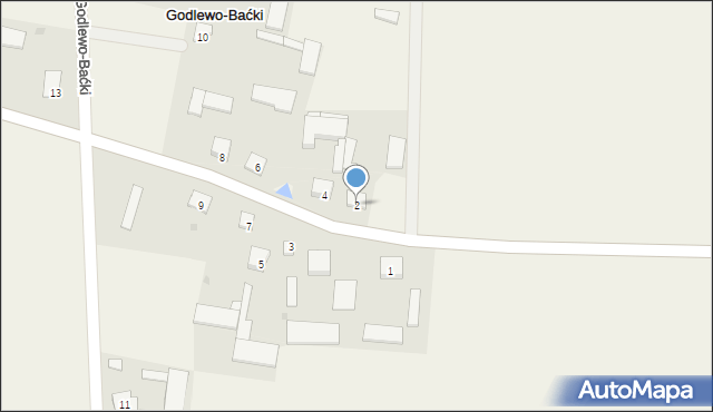 Godlewo-Baćki, Godlewo-Baćki, 2, mapa Godlewo-Baćki