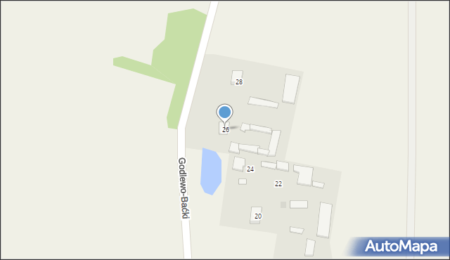 Godlewo-Baćki, Godlewo-Baćki, 26, mapa Godlewo-Baćki