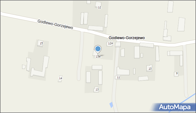 Godlewo-Gorzejewo, Godlewo-Gorzejewo, 13a, mapa Godlewo-Gorzejewo