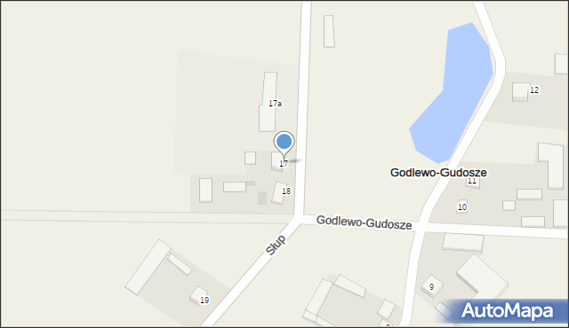 Godlewo-Gudosze, Godlewo-Gudosze, 17, mapa Godlewo-Gudosze