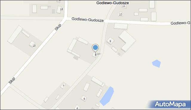 Godlewo-Gudosze, Godlewo-Gudosze, 8, mapa Godlewo-Gudosze