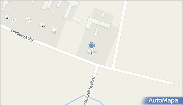 Godlewo-Łuby, Godlewo-Łuby, 4, mapa Godlewo-Łuby