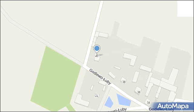 Godlewo-Łuby, Godlewo-Łuby, 40, mapa Godlewo-Łuby