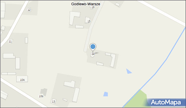 Godlewo-Warsze, Godlewo-Warsze, 14, mapa Godlewo-Warsze