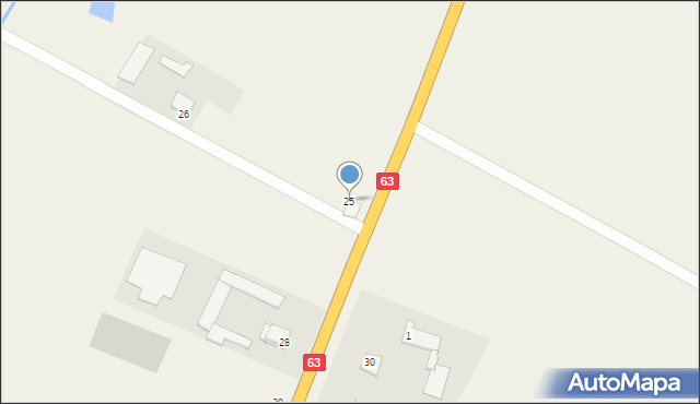 Godlewo-Warsze, Godlewo-Warsze, 25, mapa Godlewo-Warsze