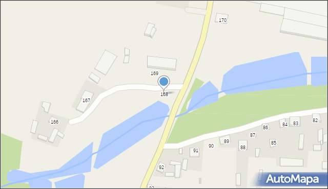 Godów, Godów, 168, mapa Godów