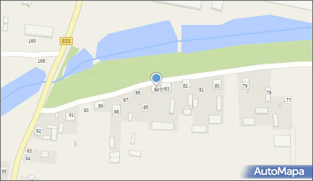 Godów, Godów, 84, mapa Godów