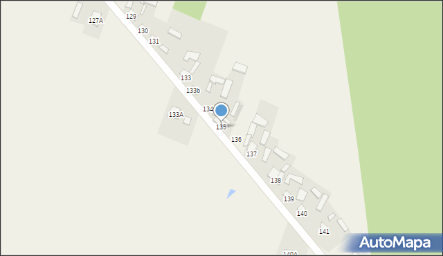 Godów, Godów, 135, mapa Godów